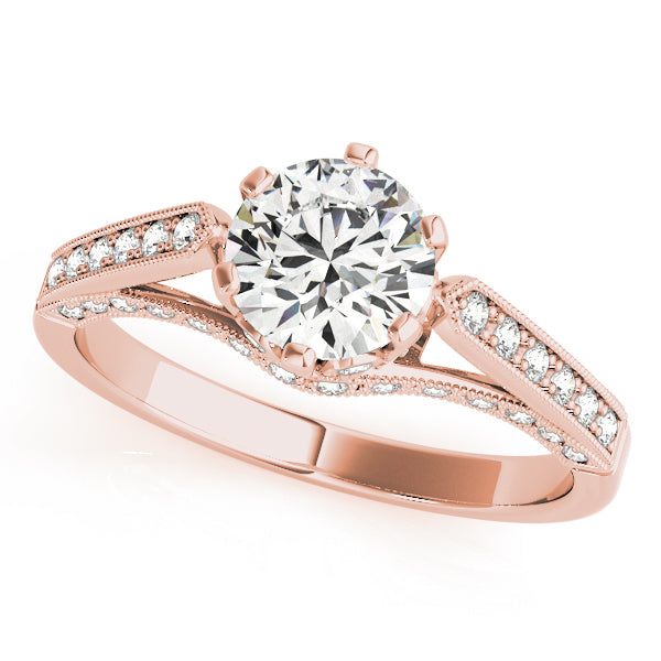 ENGAGEMENT RINGS SINGLE ROW PRONG SET