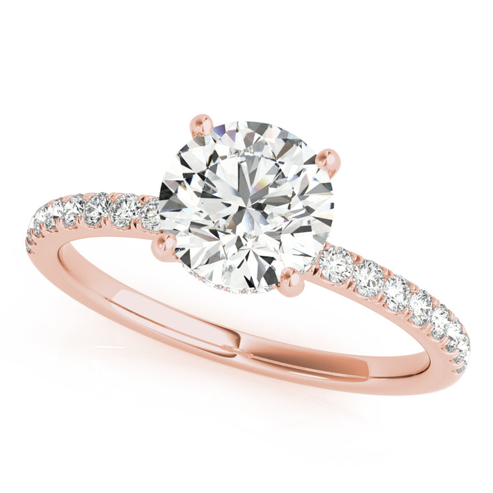 Halo Diamond Engagement Ring