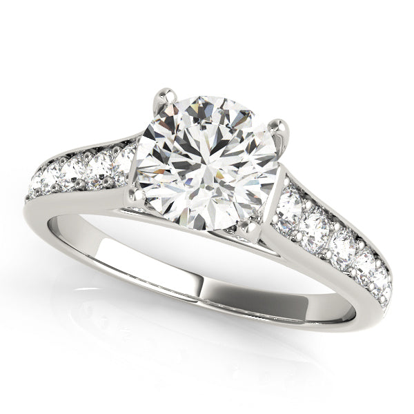 ENGAGEMENT RINGS SINGLE ROW PRONG SET