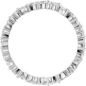 14K Gold 3/4 CTW Natural Diamond Eternity Band