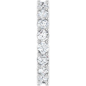 14K Gold 1 1/3 CTW Natural Diamond Reversible Eternity Band