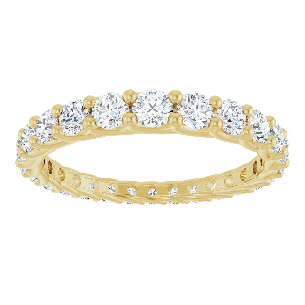 14K Gold 1 1/3 CTW Natural Diamond Graduated Eternity Band