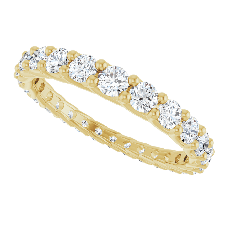 14K Gold 1 1/3 CTW Natural Diamond Graduated Eternity Band