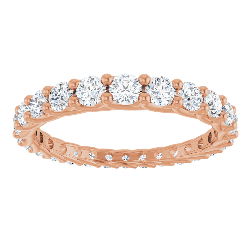 14K Gold 1 1/3 CTW Natural Diamond Graduated Eternity Band