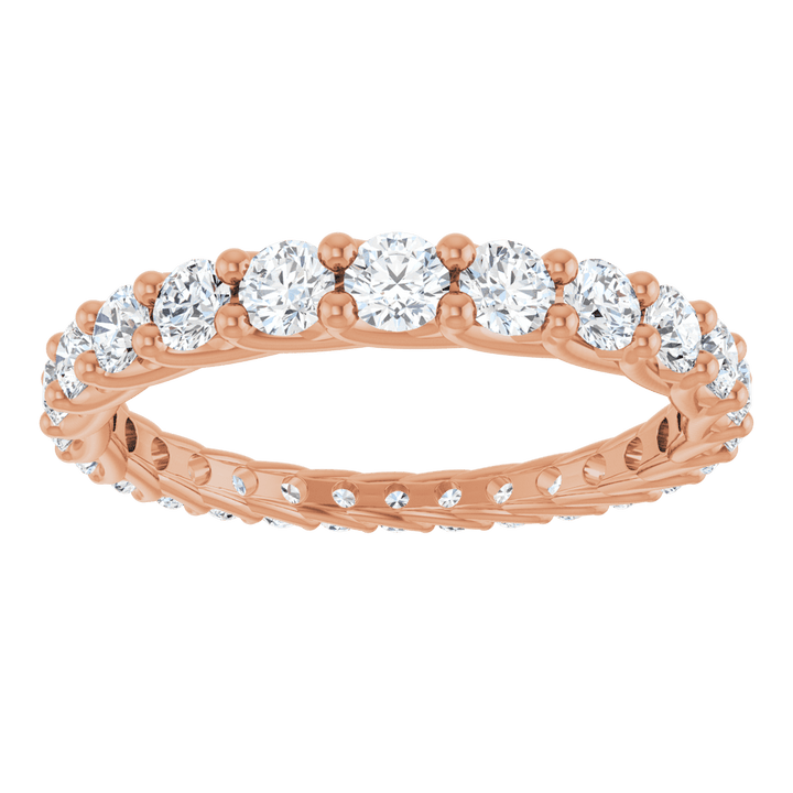 14K Gold 1 1/3 CTW Natural Diamond Graduated Eternity Band