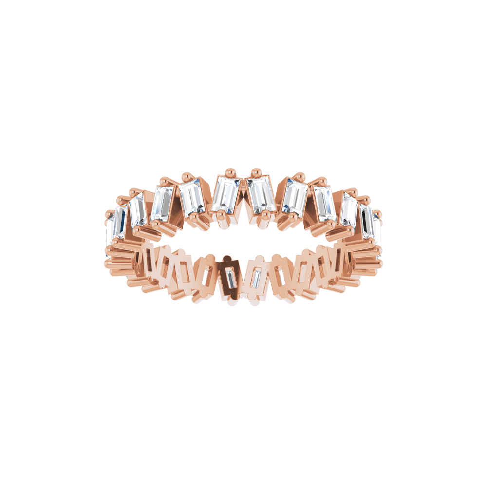 14K Gold 7/8 CTW Natural Diamond Eternity Band