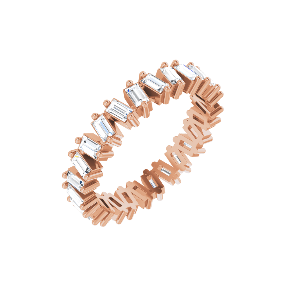 14K Gold 7/8 CTW Natural Diamond Eternity Band