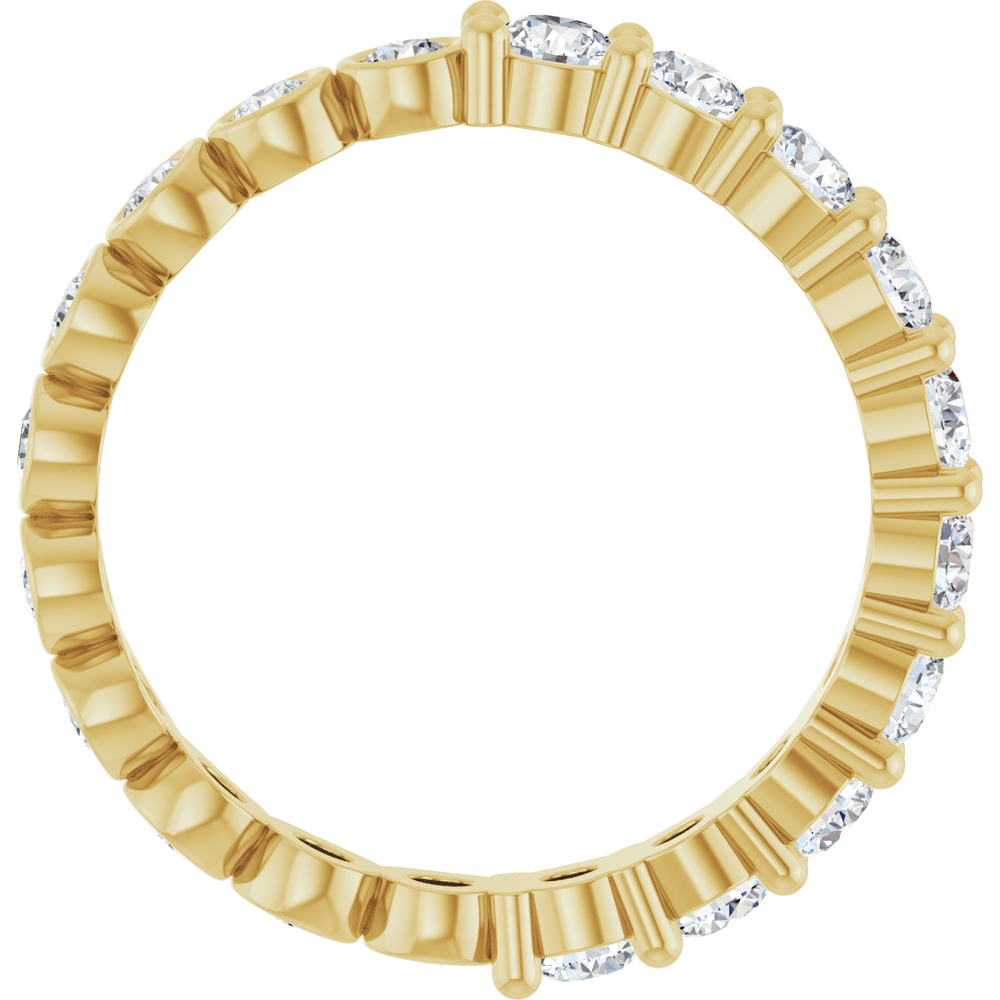 14K Gold 1 1/3 CTW Natural Diamond Reversible Eternity Band