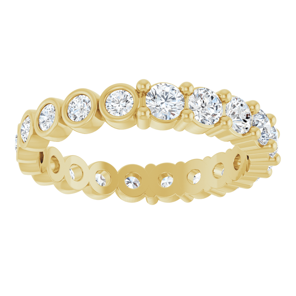 14K Gold 1 1/3 CTW Natural Diamond Reversible Eternity Band