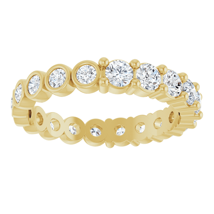 14K Gold 1 1/3 CTW Natural Diamond Reversible Eternity Band