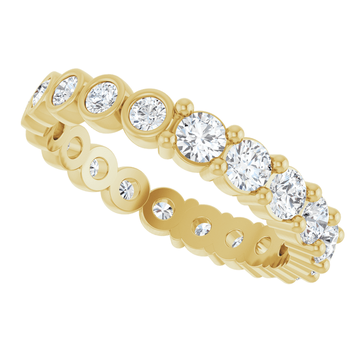 14K Gold 1 1/3 CTW Natural Diamond Reversible Eternity Band