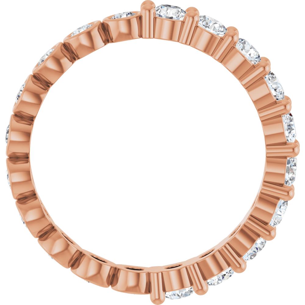 14K Gold 1 1/3 CTW Natural Diamond Reversible Eternity Band