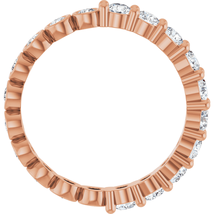 14K Gold 1 1/3 CTW Natural Diamond Reversible Eternity Band