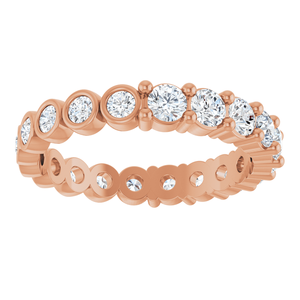 14K Gold 1 1/3 CTW Natural Diamond Reversible Eternity Band