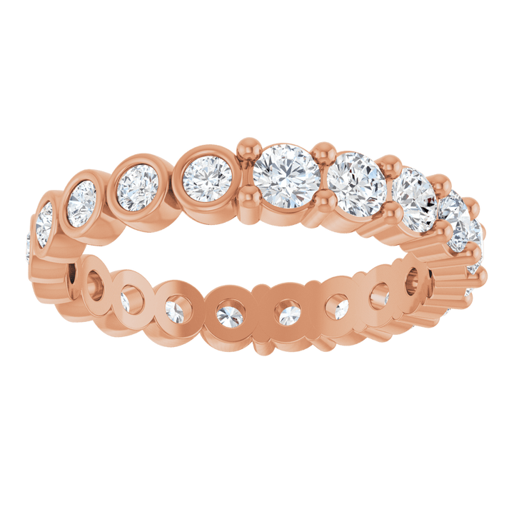 14K Gold 1 1/3 CTW Natural Diamond Reversible Eternity Band