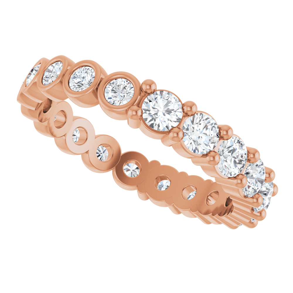 14K Gold 1 1/3 CTW Natural Diamond Reversible Eternity Band