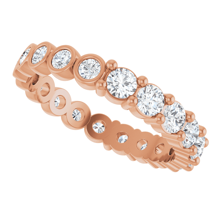 14K Gold 1 1/3 CTW Natural Diamond Reversible Eternity Band