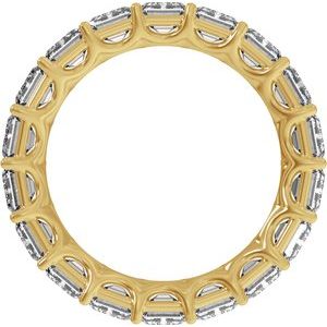 14K Gold 9 1/3 CTW Natural Diamond Low Profile Eternity Band