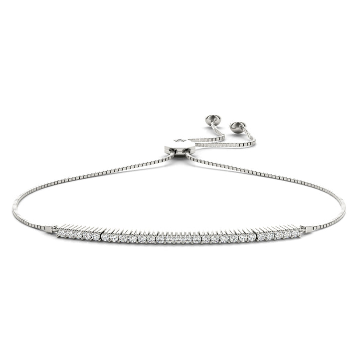 14KW DIAMOND ADJUSTABLE BRACELET