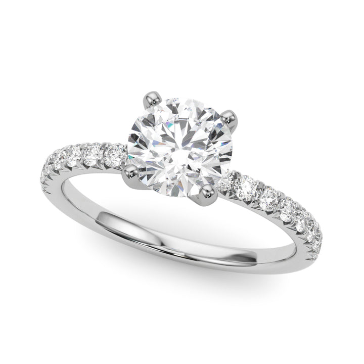 ENGAGEMENT RINGS ROUND CENTER