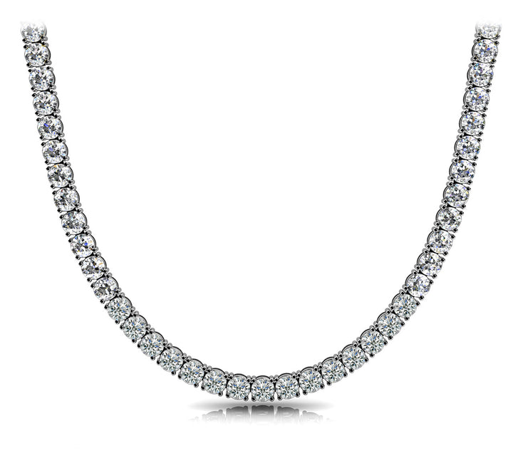 4 Prong Riviera Necklace