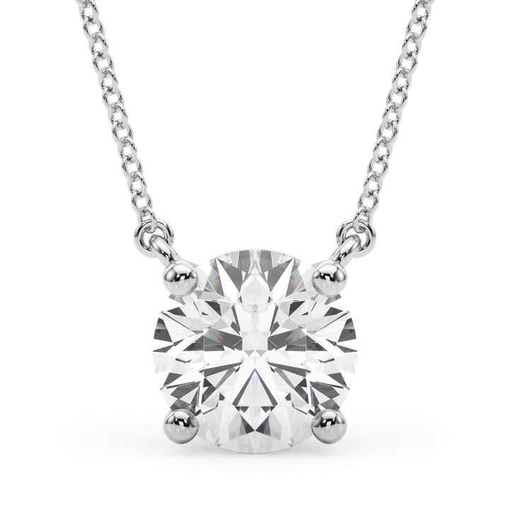 ROUND SOLITAIRE PENDANT