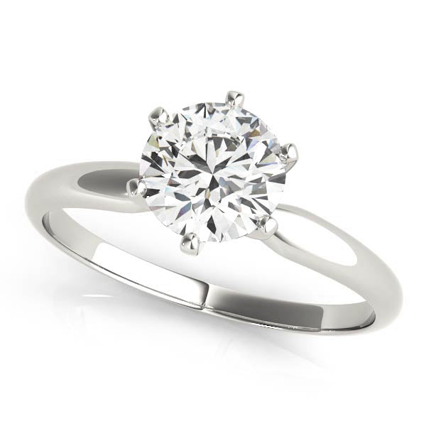 6 prong Round Solitaire