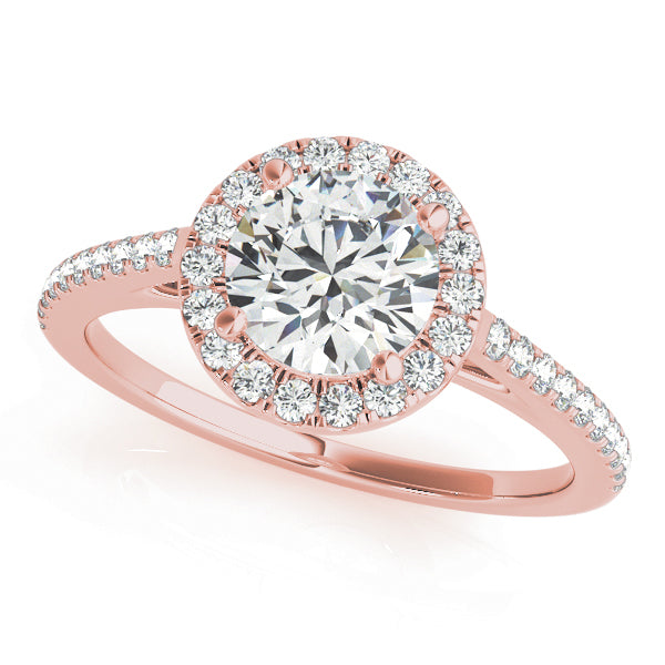 Halo Diamond Engagement Ring