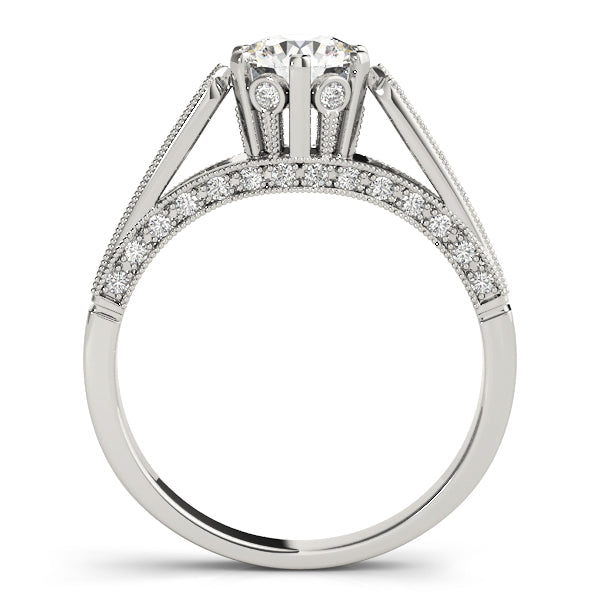 ENGAGEMENT RINGS SINGLE ROW PRONG SET