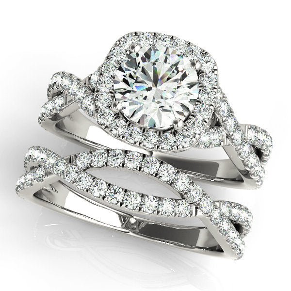 Halo Diamond Engagement Ring