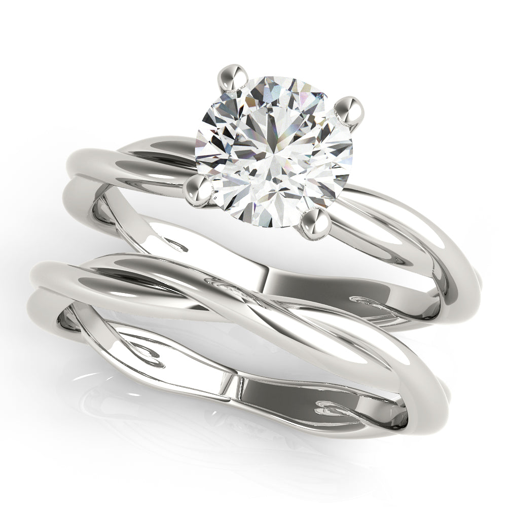 TWISTED SHANK ENGAGEMENT RING