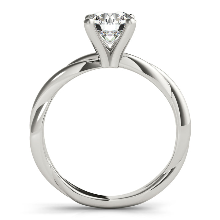 TWISTED SHANK ENGAGEMENT RING