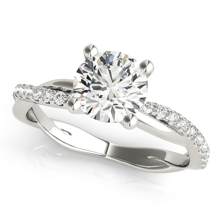 14K White Gold 1 1/6 ct tw Fashion Diamond Engagement Ring