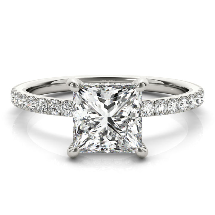 SINGLE ROW PRINCESS CUT CENTER