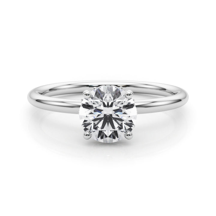 HIDDEN HALO RD ENGAGEMENT RING