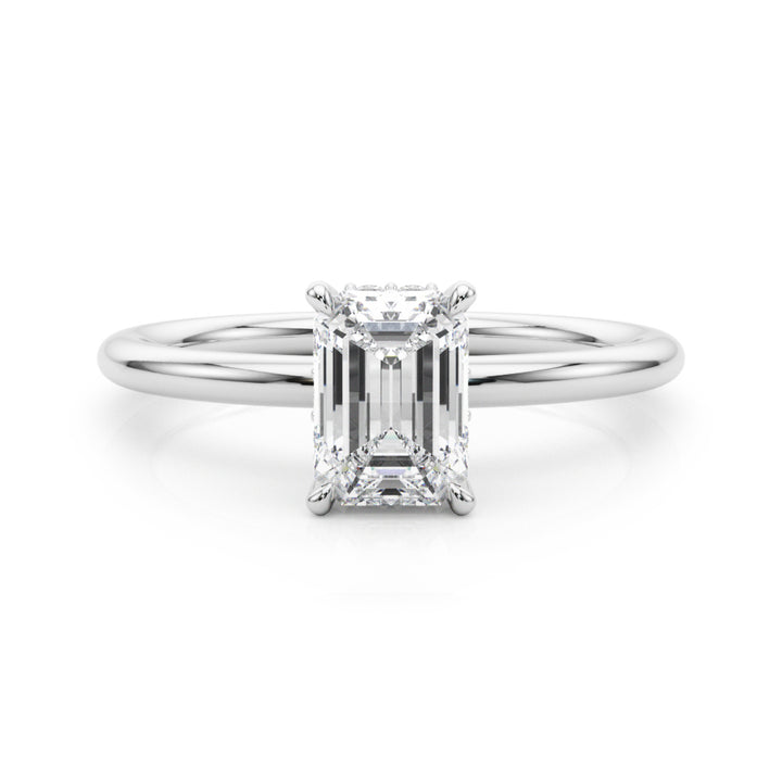 HIDDEN HALO EC ENGAGEMENT RING