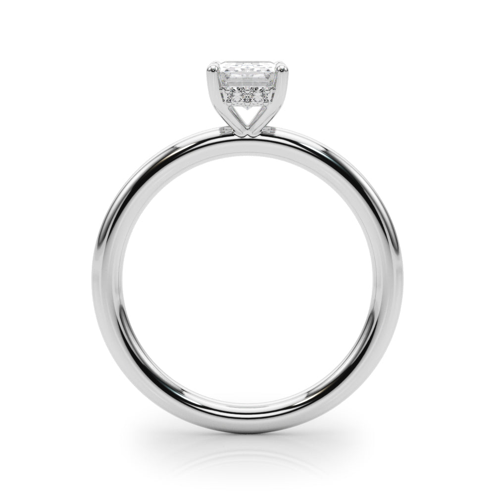 HIDDEN HALO EC ENGAGEMENT RING