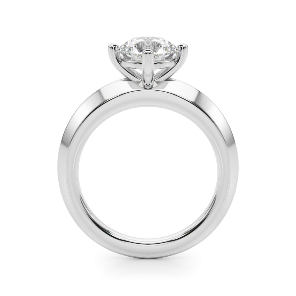 KNIFE EDGE SOLITAIRE ENG RING