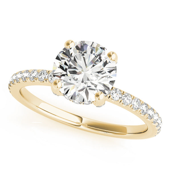 Halo Diamond Engagement Ring