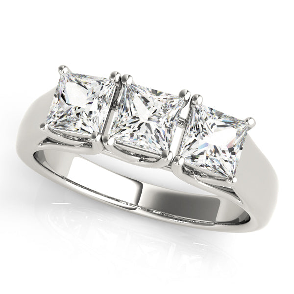 ENGAGEMENT RINGS 3 STONE PRINCESS