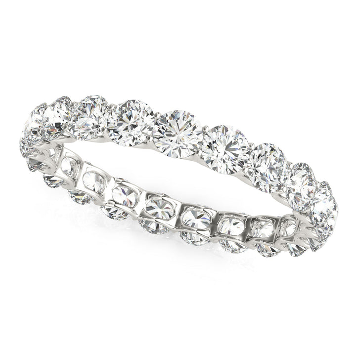 U PRONG ETERNITY WEDDING BAND