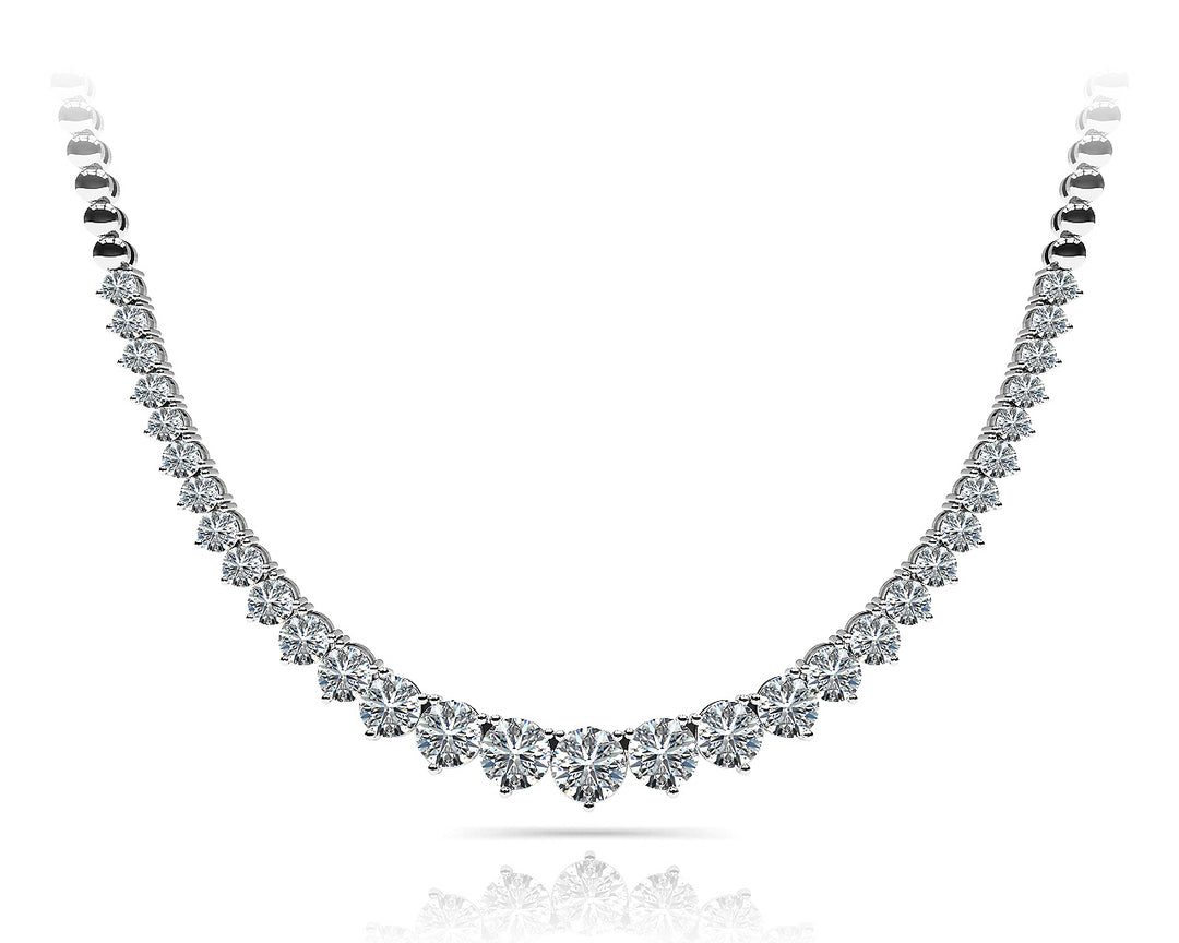 14K White Gold 2 ct tw Fashion Diamond Necklace