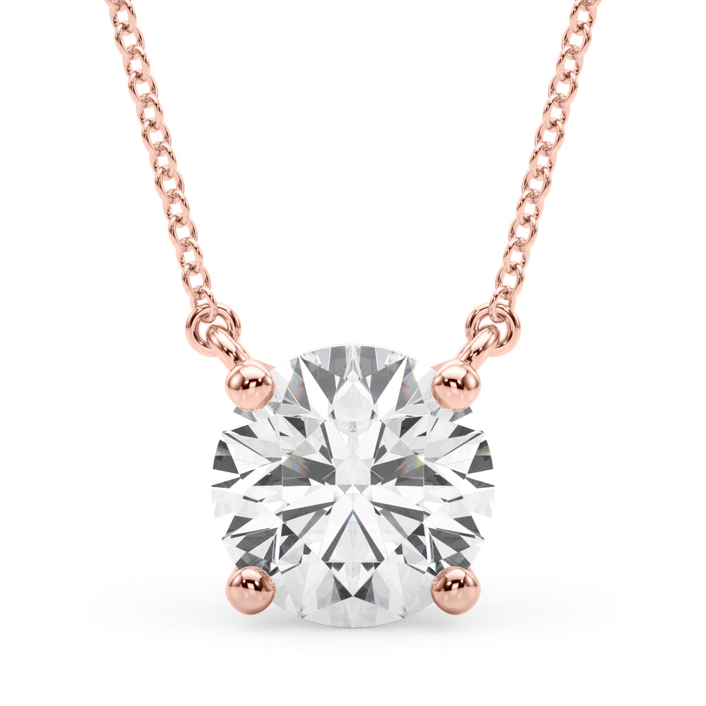 ROUND SOLITAIRE PENDANT