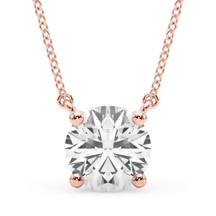 ROUND SOLITAIRE PENDANT