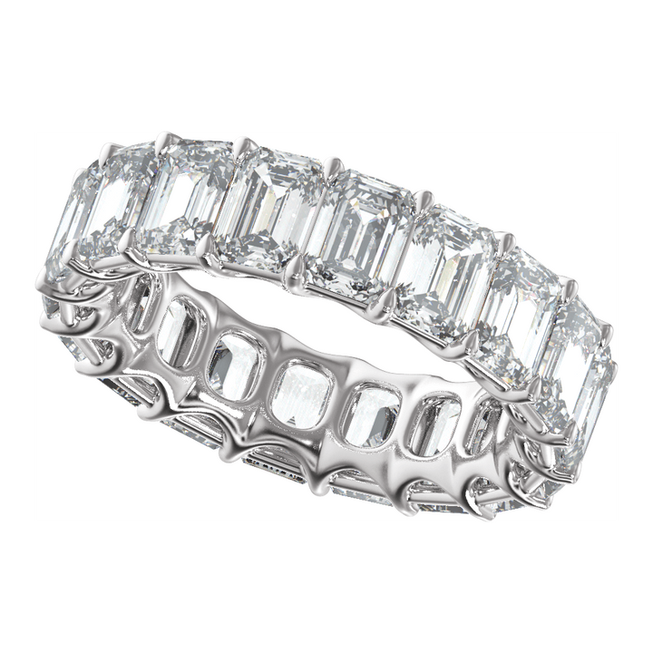 14K Gold 9 1/3 CTW Natural Diamond Low Profile Eternity Band