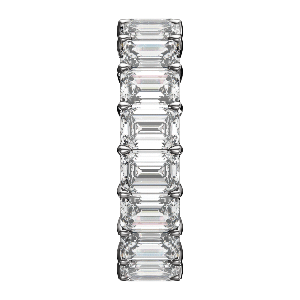 14K Gold 9 1/3 CTW Natural Diamond Low Profile Eternity Band