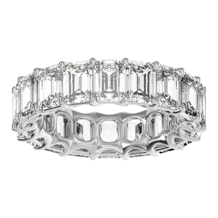 14K Gold 9 1/3 CTW Natural Diamond Low Profile Eternity Band
