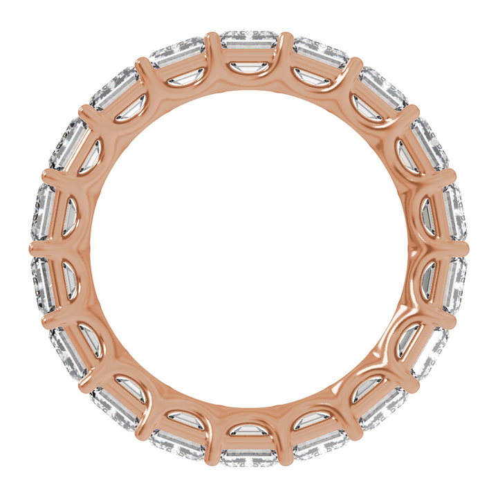 14K Gold 9 1/3 CTW Natural Diamond Low Profile Eternity Band