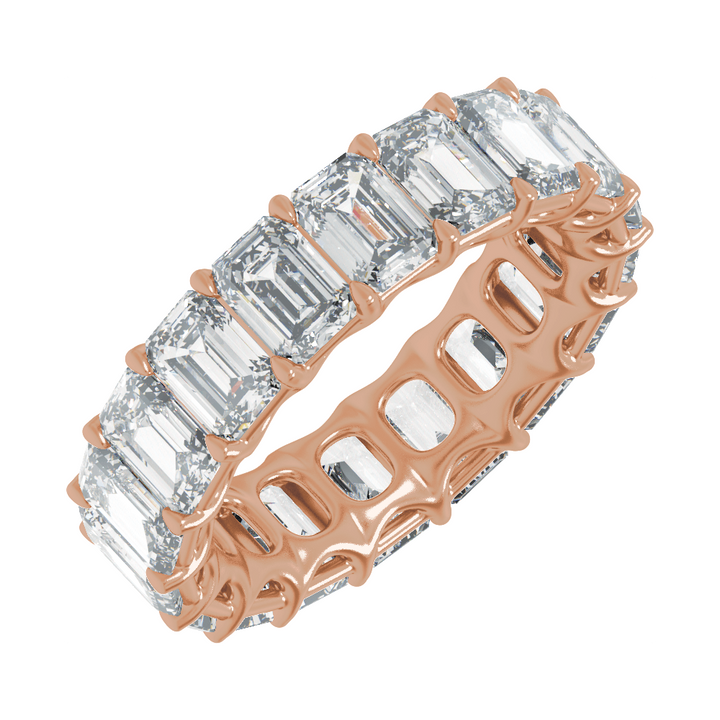 14K Gold 9 1/3 CTW Natural Diamond Low Profile Eternity Band