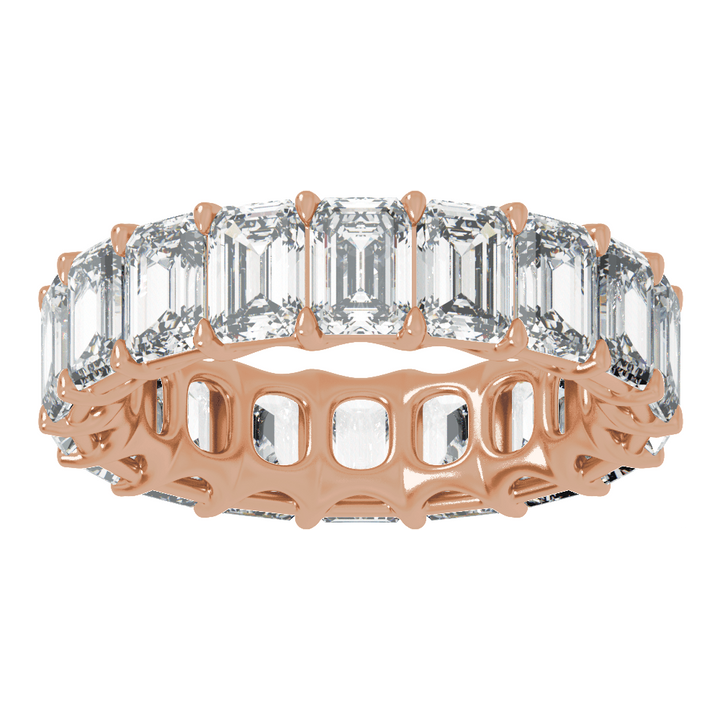 14K Gold 9 1/3 CTW Natural Diamond Low Profile Eternity Band